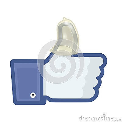 Facebook security Editorial Stock Photo