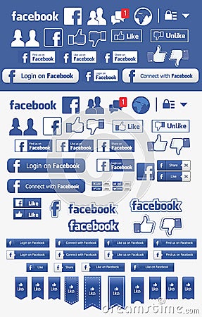 Facebook Vector Illustration