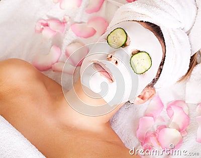 Facial mask Stock Photo