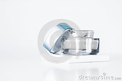 Beauty face cream mask, luxury moisturizing cosmetic product Stock Photo