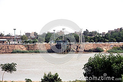 Riverside facilityin ahwaz Stock Photo