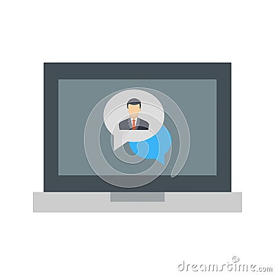 Facsimile Color Vector Icon which can easily modify or edit Vector Illustration