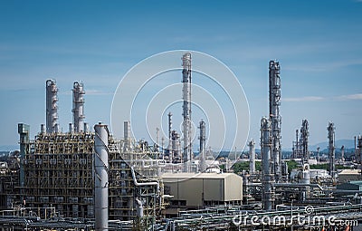 Petrochemical plant Stock Photo