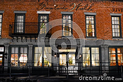 Factors Walk River Street in Savannah, GA. Editorial Stock Photo