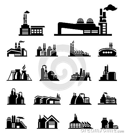 Factory icon Vector Illustration
