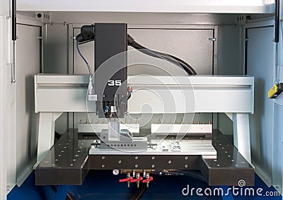 Factory molding machine Stock Photo