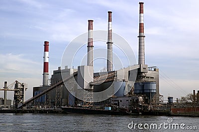 Factory in New York Stock Photo