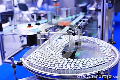 Factory for the production of medicines Stock Photo