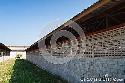 Factory roof Stock Photo