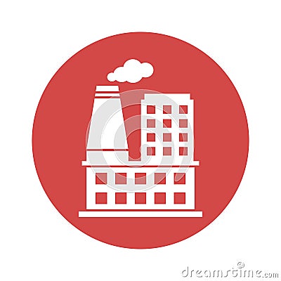 Factory Vector Icon which can easily modify or edit Vector Illustration