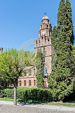 Faculty of Geography in Chernivtsi National University Stock Photo