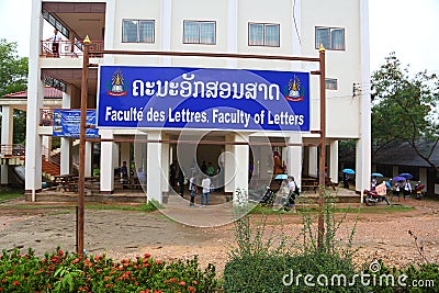 Faculty of Letters Editorial Stock Photo