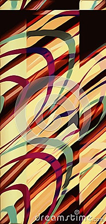 Fade color combination pattern art picture Stock Photo