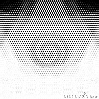 Fade gradient pattern. Vector gradient seamless background. Gradient halftone texture Stock Photo