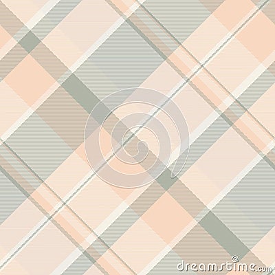 Fade texture textile fabric, rich pattern seamless check. Size vector background tartan plaid in light and linen colors Vector Illustration