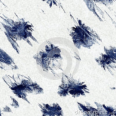 Faded washed out painterly effect seamless pattern. Rustic grungy blotched distress abstract background texture repeat. Stock Photo