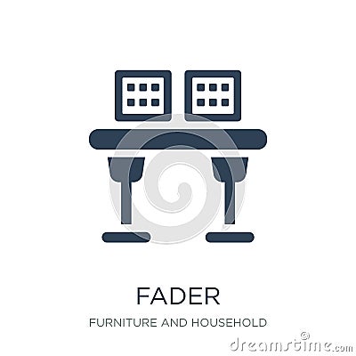 fader icon in trendy design style. fader icon isolated on white background. fader vector icon simple and modern flat symbol for Vector Illustration