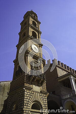 Faenza, Italy: historic tower Stock Photo