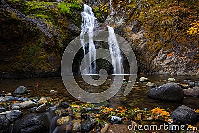 Faery Falls in Shasta-Trinity National Forest, Northern California Stock Photo