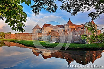 Fagaras Fortress in Romania Stock Photo