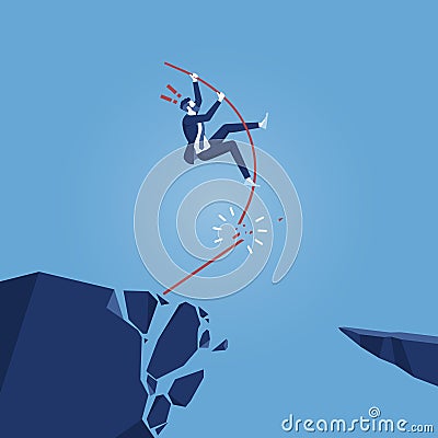 Failure business vector concept Vector Illustration