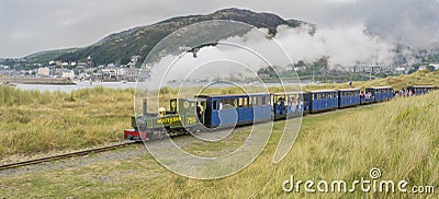 The Fairbourne Minature Railway,Gwynedd, Wales Editorial Stock Photo