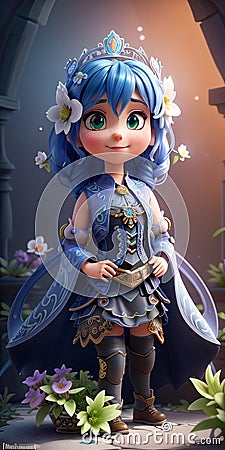 Faire. little fusion pojatti realistic steampunk. Generative AI Stock Photo