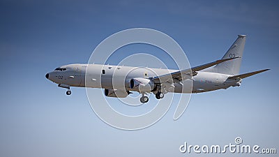 RAF aircraft Boeing Poseidon MRA1 Editorial Stock Photo