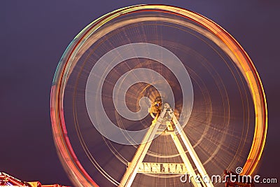 Fairground Ferris Wheel Stock Photo