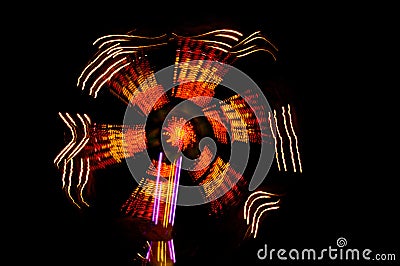 Fairground Ride Stock Photo