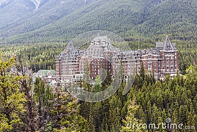 Fairmont Banff Spring Hotel II Editorial Stock Photo