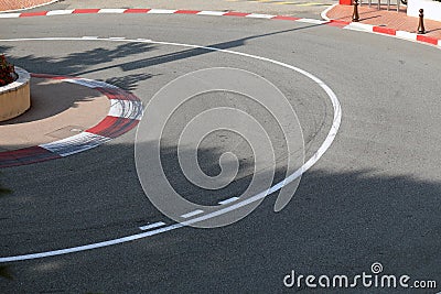 Fairmont Hairpin Curve Editorial Stock Photo