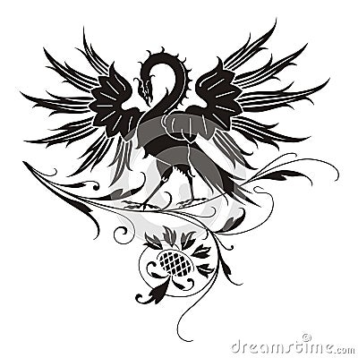 Fairy Bird Vector Vector Illustration