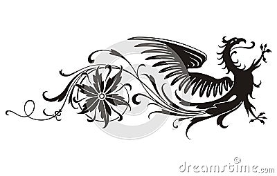 Fairy Bird Vector Vector Illustration