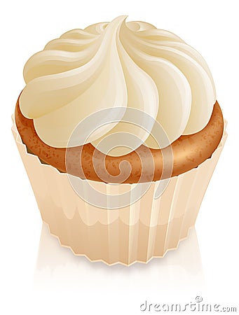Fairy cake cupcake Vector Illustration
