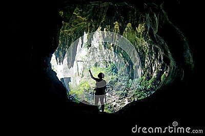 Fairy Cave malaysia Stock Photo