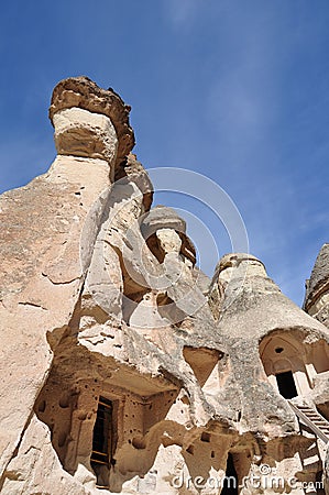 Fairy Chimneys of Cappadocia in Turkey Stock Photo