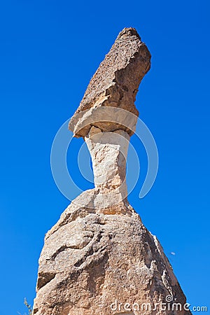 Fairy chimneys rock formations at Cappadocia Turkey Stock Photo