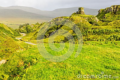 Fairy Glen, Scotland Stock Photo