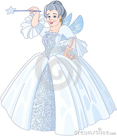 Fairy Godmother Vector Illustration