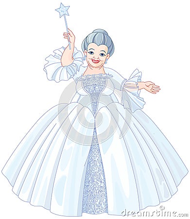 Fairy Godmother Vector Illustration