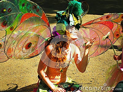 Fairy at RenFair Editorial Stock Photo