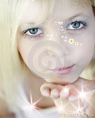 Fairy Kisses Stock Photo