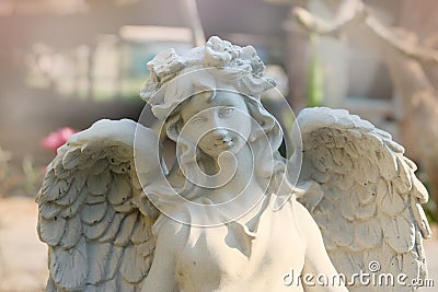 Fairy statue. Stock Photo