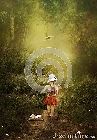 Fairy tale is calling ... Stock Photo