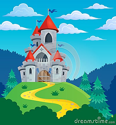 Fairy tale castle theme image 3 Vector Illustration