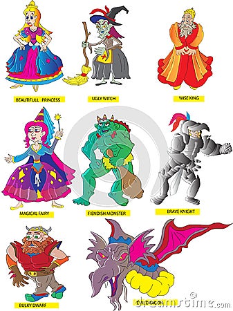 Fairy tale collection Vector Illustration