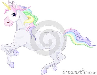 Fairy unicorn Vector Illustration