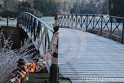 Fairy winter Castle. Wolfsburg, Germany Editorial Stock Photo