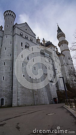 Fairytale castle of bavaria Editorial Stock Photo